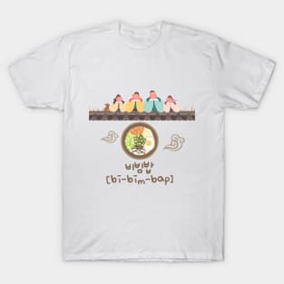 Cute Bibimbap for Foodie Family T-Shirt